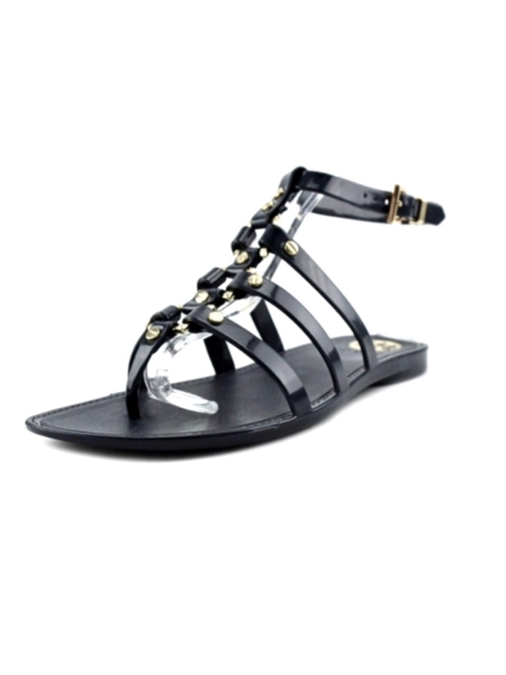 Tory Burch Vaughn Jelly Gladiator Sandals chocolate brown strappy thongstyle 9.5